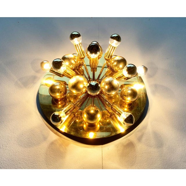 Rare Space Age Atomic ceiling or wall lamps by Cosack based on a design by Dorothee Becker from the early 70s. A truly...