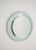 Aqua Round Crystal Wall Mirror attributed to Cristal Art, Italy, 1970s For Sale - Image 8 of 15