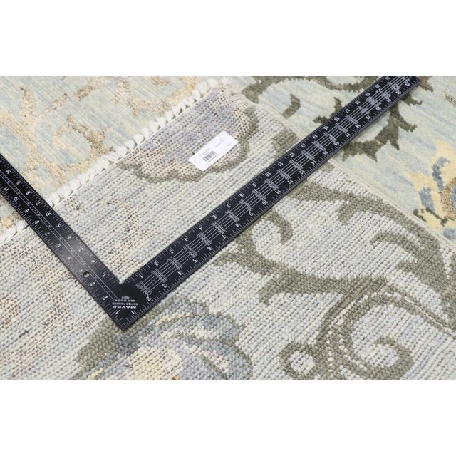 Early 21st Century Transitional Indian Rug - 09'00 X 11'10 For Sale - Image 5 of 9