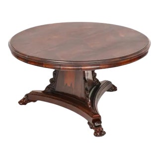 19th Century William IV Rosewood Pyramidal Base Center Table For Sale
