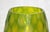 Spectacular, Acid-Etched, Large Green Honeycomb Glass Vase For Sale - Image 6 of 7