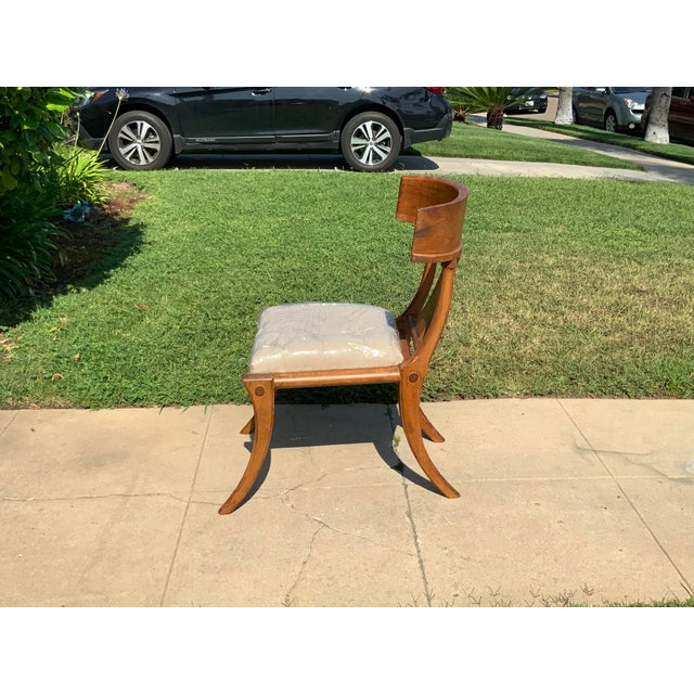 Not Yet Made - Made To Order Mid Century Modern Klismos Dining Chair For Sale - Image 5 of 6