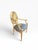 Wood Pair of Vintage Neoclassical Painted & Gilt Louis XVI Style Armchairs With Hand-Painted Medallion Backs For Sale - Image 7 of 15