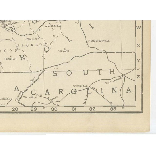 Antique Map of Kentucky and Tennessee with the Bluegrass Region, 1899 For Sale - Image 9 of 12