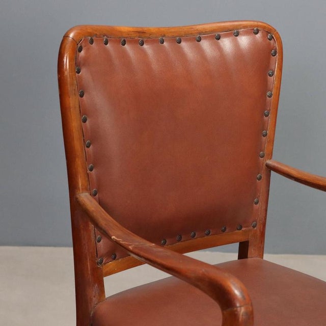 Chair with Armrests, 1950s For Sale - Image 3 of 9