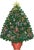 DESCRIPTION A free-standing trompe l’oeil boxwood, beaded, holiday tree featuring furry and feathered creatures. Screen...