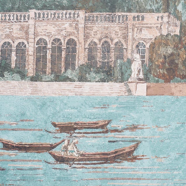 2020s Schumacher X Carl D'Aquino Promenade 4 Panel Set In Document For Sale - Image 5 of 6