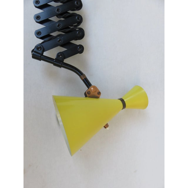 1960s Black Scissor Light from Helo Leuchten, 1960s For Sale - Image 5 of 18