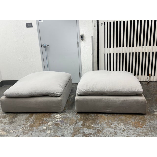 Restoration Hardware Cloud Modular U-Sectional, Set of Five For Sale - Image 10 of 12