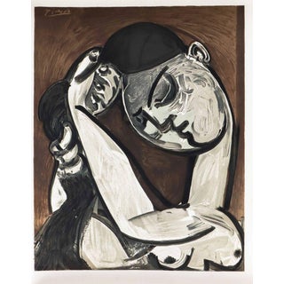 Pablo Picasso, Femme se coiffant, 1975, Lithograph For Sale