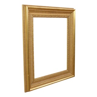 Gold-Colored Wooden Frame For Sale