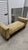 Vintage Upholstered Bench/Sofa With Heave Metal Frame For Sale - Image 10 of 12