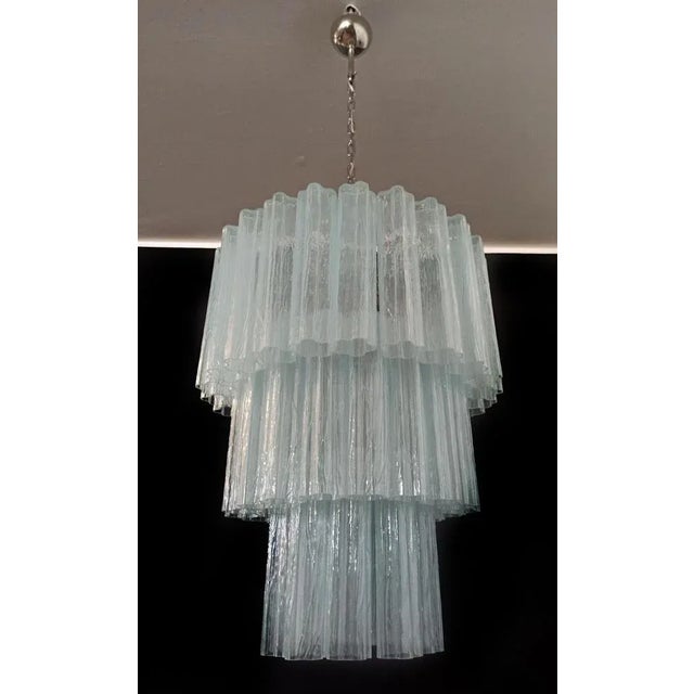 Tronchi Chandeliers in the style ofToni Zuccheri for Venini, Murano, Set of 2 For Sale - Image 10 of 13