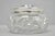 Victorian Antique Victorian Sterling Silver Crystal Glass Vanity Hair Receiver "N" Mono For Sale - Image 3 of 14