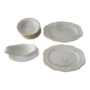 11-Piece Set of Johann Haviland Chippendale Dinnerware