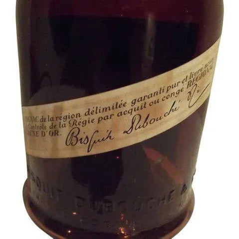 Early 20th Century Bisquit Cognac Bottle For Sale - Image 5 of 6