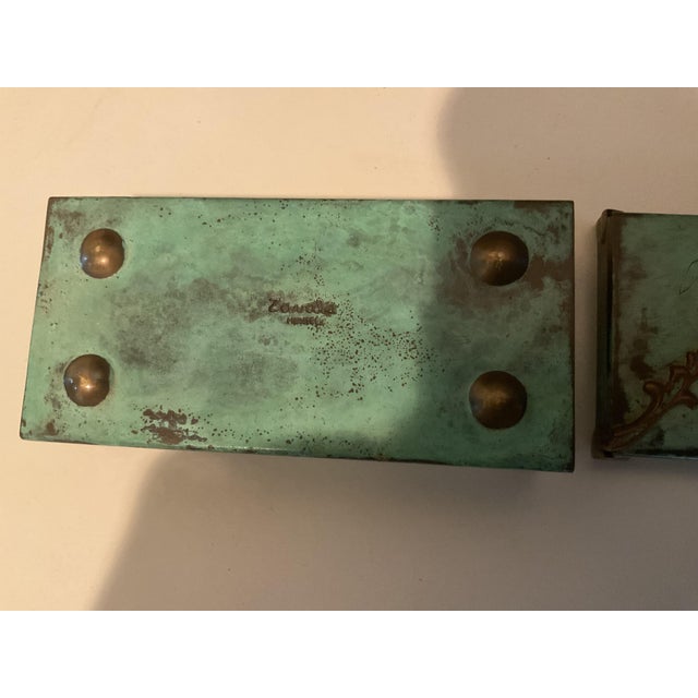 Vintage Zenda Mexico Copper Box With Bird and Floral Relief For Sale - Image 16 of 16