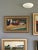 Mid-Century Modern Mid-Century Modern 'Boats at Rest' Vintage Original Coastal Landscape Oil Painting, Framed For Sale - Image 3 of 12