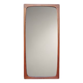 Vintage Danish Teak Mirror in the style of Aksel Kjersgaard, 1960s For Sale
