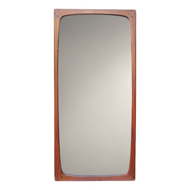 Vintage Danish Teak Mirror in the style of Aksel Kjersgaard, 1960s For Sale