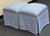 Late 20th Century Skirted Upholstered Ottomans - A Pair For Sale - Image 4 of 9