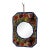 Mithila Folk Hand-Painted Art Wall Small Mirror For Sale