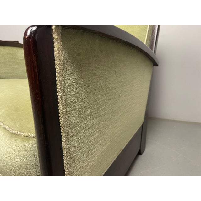 1930s Art Deco Dutch Lounge Chairs attributed to Pander & Zonen, the Hague, 1930s, Set of 2 For Sale - Image 5 of 13