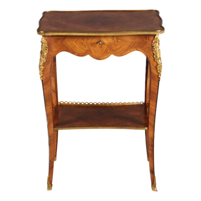 Antique Louis XV Style Side Table, France, 1880s For Sale