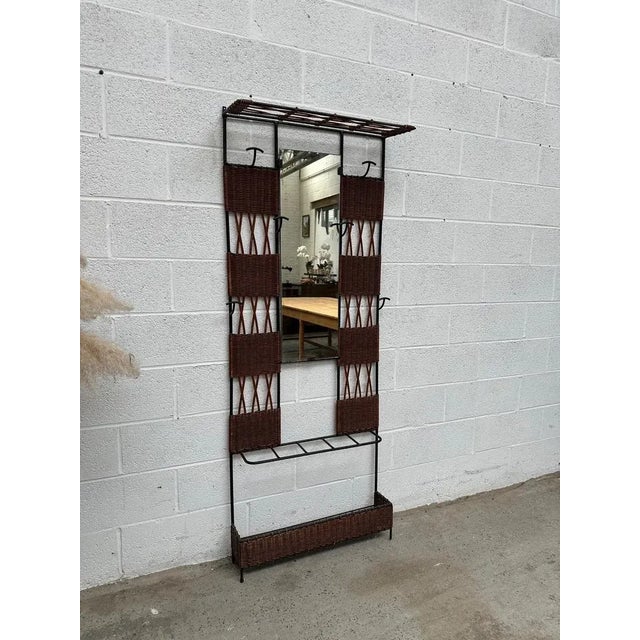 Rattan and Metal Lockers, Set of 2 For Sale - Image 11 of 17