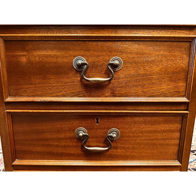 Vintage English Chesterfield Chest of Drawers For Sale - Image 9 of 13