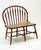 Handsome mid century bowback Windsor style solid oak bench 36" x 17" x 37", 17.5" seat height. Solid and sturdy. These are...