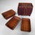Brown Vintage Japanese Nesting Bamboo Baskets, 1950, Set of 4 For Sale - Image 8 of 10