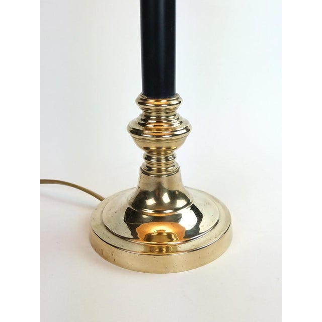 Beige Bronze Mounting Lamp, France, 1970s For Sale - Image 8 of 12