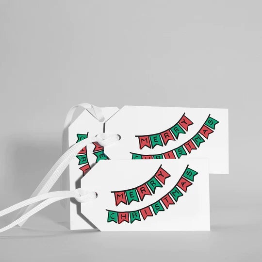 Contemporary Dear Annabelle Merry Gift Tags - Set of 12 For Sale - Image 3 of 4