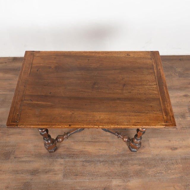 19th Century Danish Oak Side Table With Single Drawer For Sale - Image 4 of 11