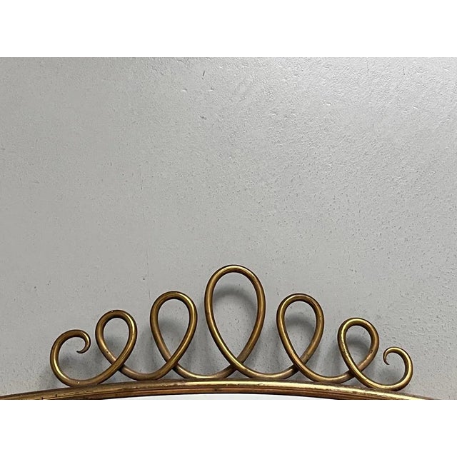 1950s Vintage Shield Mirror, 1950s For Sale - Image 5 of 7