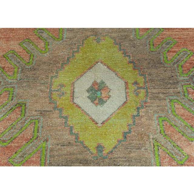 Turkish Vintage Rug 3'9" x 10'10" #20652 For Sale - Image 4 of 8