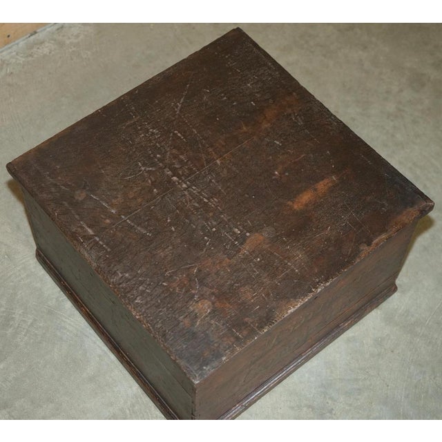 Gold Antique Victorian Campaign Chest For Sale - Image 8 of 18