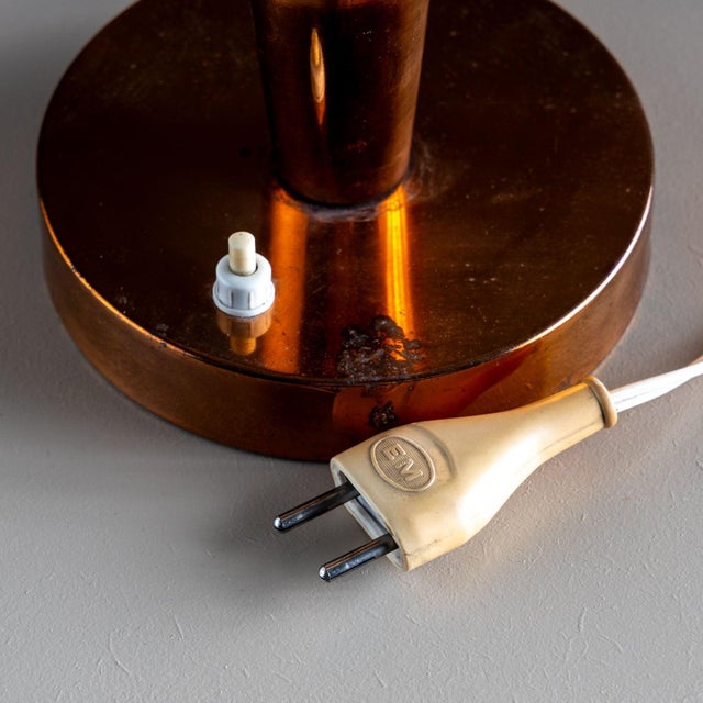 Art Deco "Mushroom" Copper Table Lamp, around 1920/30 For Sale - Image 4 of 6
