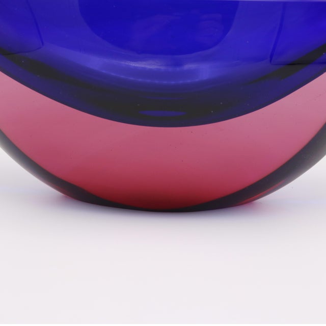 1960s "Sommerso" Art Glass Vase attributed to Falvio Poli For Sale - Image 9 of 9