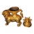 Gilt Bronze Lion Incense Burner Censer With Openwork Lid For Sale