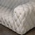 Late 20th to Early 21st Century Modern Chesterfield Style Diamond Tucked Sofa With Beige Twill Fabric Style of Paola Navone For Sale - Image 14 of 18