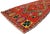 Vintage Berber Red Moroccan Boucherouite Runner with Tribal Style 03'06 x 10'07. Showcasing a bold expressive tribal...