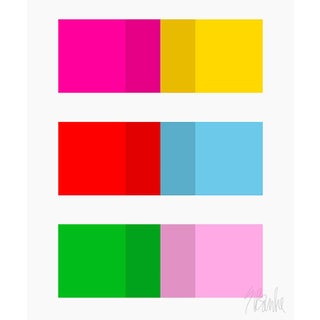 Mid-Century Modern Couples No. 1 Fine Art Print 25" X 30" by Liz Roache For Sale