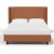 Traditional Jordan California King Wingback Platform Bed in Zuma Terracotta For Sale - Image 3 of 5