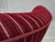 Danish Armchair in Red Striped Wool with Oak Legs, 1960s For Sale - Image 12 of 16