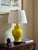 1960s Citron Yellow Ginger Jar Table Lamp For Sale In Baltimore - Image 6 of 12