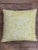 Schumacher Custom Yellow Feather Pattern Throw Pillow For Sale - Image 4 of 4