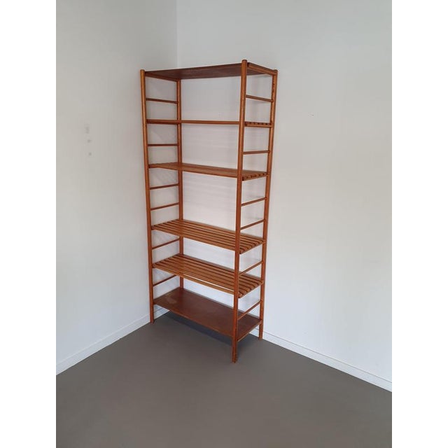 Vintage accordion cabinet from the 50s/60s, 180 x 80 x 37 cm