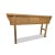 Asian Natural Wood Console Table For Sale In New York - Image 6 of 7